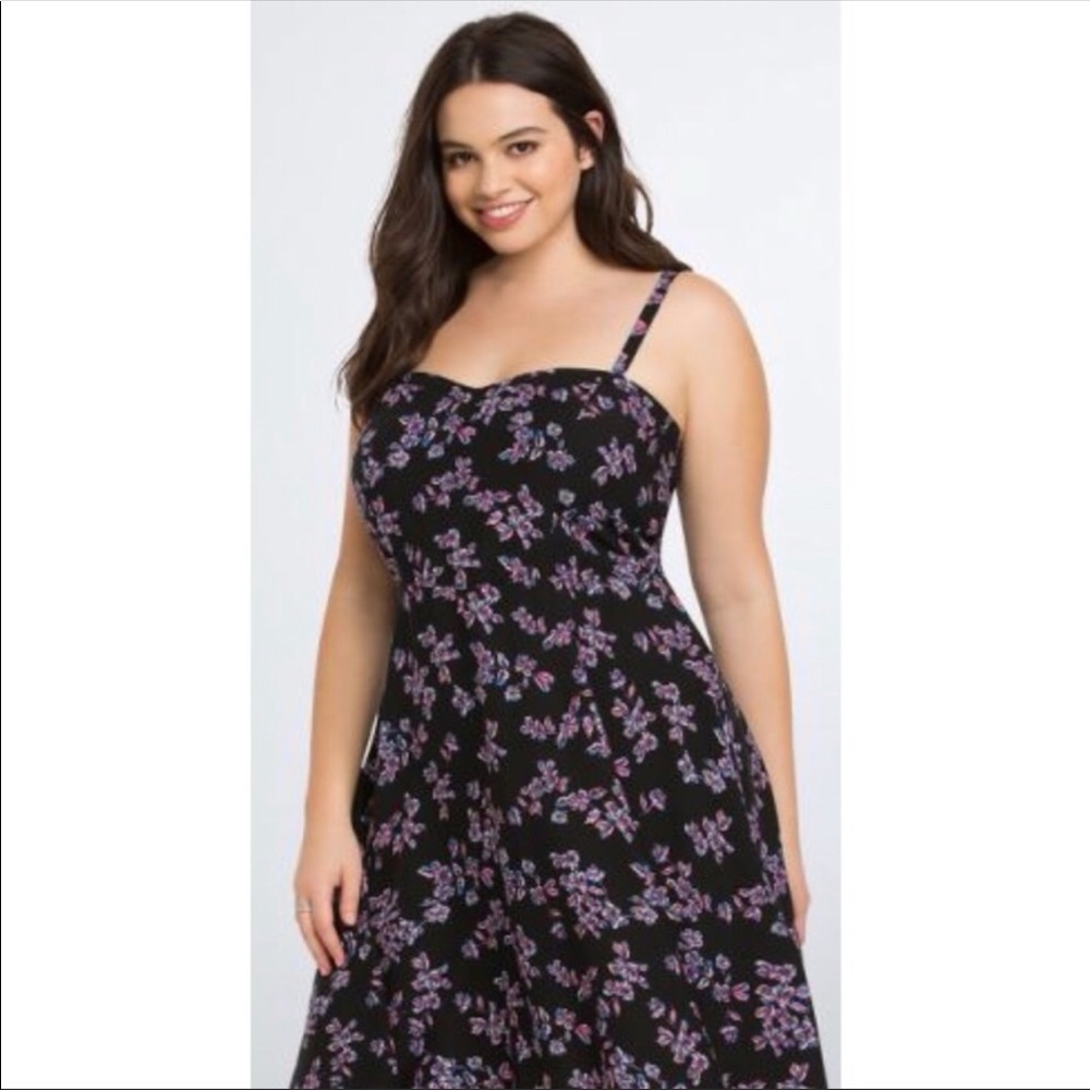 Torrid Hibiscus Challis Sundress